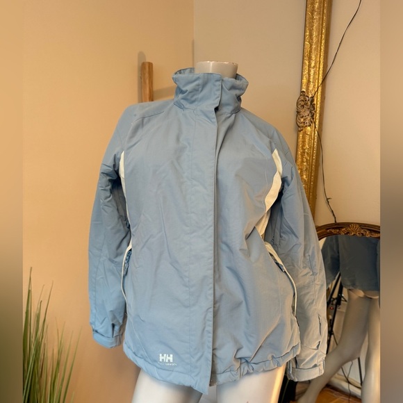 Helly Hansen ThermoSoft Insulation Jacket Womens M Blue Waterproof Long Sleeve - Picture 1 of 9
